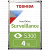 Toshiba 4TB S300 3.5" Sata3 5400Rpm 256MB 7/24 Güvenlik Hdd [HDWT840UZSVA]