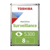 Toshiba 8TB S300 3.5" Sata3 7200Rpm 256MB 7/24 Güvenlik Hdd [HDWT380UZSVA]