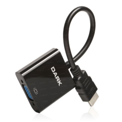 Dark Hdmi- Vga D&Ouml;N&Uuml;Şt&Uuml;R&Uuml;C&Uuml; [Dk-Hd-Ahdmixvga4](Blk)