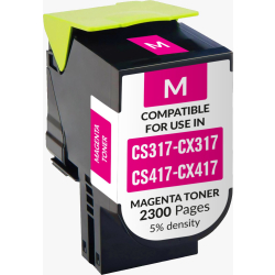 Lexmark Muadil Cs-Cx 317/417 2300 Sayfa Kırmızı Toner