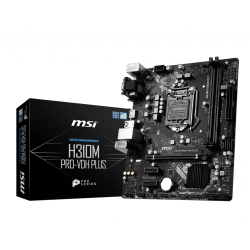 Msi H310M Pro-Vdh Plus Lga1151P8 Ses+Glan Hdmi/Dvi Usb3.1 W7 - W10 Matx