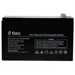 Ttec 12V 7Ah Bakımsız Kuru Ak&Uuml; (Ups I&Ccedil;In Değildir. Kepnek-Santral-Yazar Kasa)