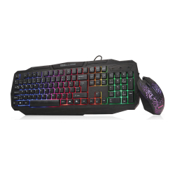 Dark Force Rgb Usb Q Klavye Mouse Set Siyah (Dk-Ac-Gkm1000)