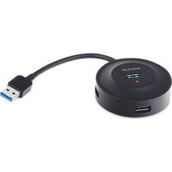 Dark Connect Master U344 4Port Usb 3.0 Hub Siyah (Dk-Ac-Usb344)