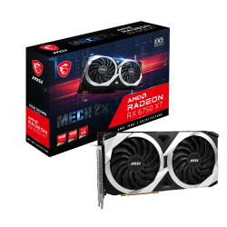Msi 12Gb Radeon Rx 6750 Xt Mech 2X 12G Oc Gddr6 [192Bit] Hdmi 3Xdp