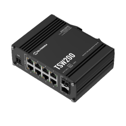 Teltonika Tsw200 8Port Gigabit 2Sfp End&Uuml;Striyel Y&Ouml;Netilemez Poe 240W Switch