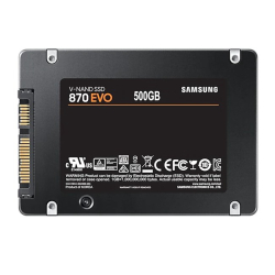 Samsung 870 Evo 500Gb 2.5&Quot; Sata3 Ssd 560/530Mb/S (Mz-77E500Bw)
