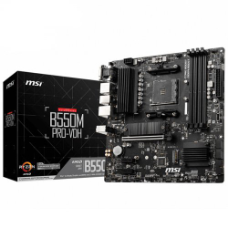 Msi B550M Pro-Vdh Am4 Vga+Ses+Glan Ddr4 Hdmi Dp M2 Usb 3.2 Matx