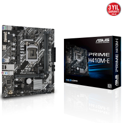 Asus Prime H410M-E Lga1200 Ddr4 2933 Hdmi Vga M2 Usb3.2 Matx