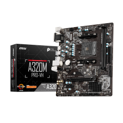 Msi A320M Pro-Vh Am4 Ddr4 Ses+Glan Hdmi Vga M2 Sata3 Usb3.2 Matx
