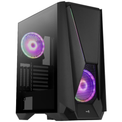 Aerocool Visor Psu Yok 2X14Cm Argb Fan Mid Tower Gaming Kasa (Ae-Vsr)