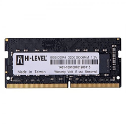 Hi-Level 8Gb 3200Mhz Ddr4 1.2V Sodimm [Hlv-Sopc25600D4/8G]