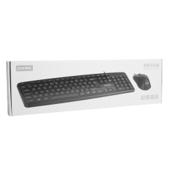 Dark T&Uuml;Rk&Ccedil;E Q Kablolu Ofis Klavye Mouse Set [Dk-Ac-Km1030]