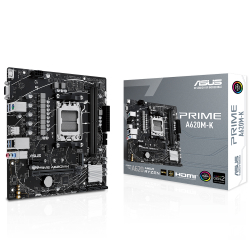 Asus Prime A620M-K Am5 Ddr5 6400(Oc) Hdmi Vga M2 Aura Rgb Matx 96Gb Kadar