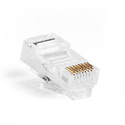 Tx Cat6 (100 L&Uuml;K) Rj45 Altın U&Ccedil;Lu Konnekt&Ouml;R [Txntrj45]