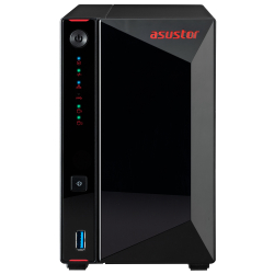 Asustor As5202T 2Xdisk (2X22Tb&#039;A Kadar) 2Gb Ddr4 2X2.5Gbe Nas Yedekleme &Uuml;Nitesi