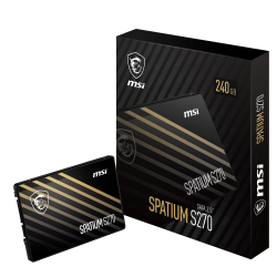 Msi 240Gb Spatium S270 Sata 2.5&Quot; 240Gb Ssd 500-400Mb/S