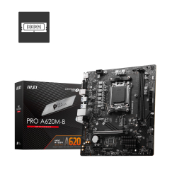 Msi Pro A620M-B Am5 Ddr5 6800(Oc) M.2 Usb Hdmi Vga Matx