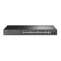 Tp-Link (O) 24Port Tl-Sl2428P 10/100Mbps +4 Port Gbit Smart Poe+ Switch