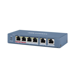 Hikvision Ds-3E0106Hp-E 4Port 10/100 Y&Ouml;Netilemez Poe 60W Switch