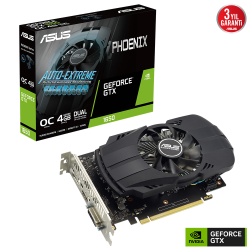 Asus 4Gb Ph-Gtx1650-O4Gd6-P-Evo [128Bit] Gddr6 Hdmi Dp Dvi-D