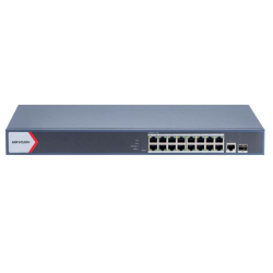 Hikvision Ds-3E1518P-Ei 16Port Gigabit  1Sfp Poe Y&Ouml;Netilebilir 230W Switch
