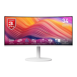 34&Quot; Msi Modern Md342Cqpw 1Ms 120Hz 3440X1440 Va Hdmi Dp Type-C Curved Monit&Ouml;R