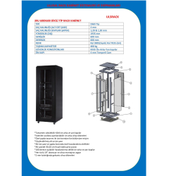 Ulusal 39U 600X600 Dikili Tip Kabinet Uls-39U6060R