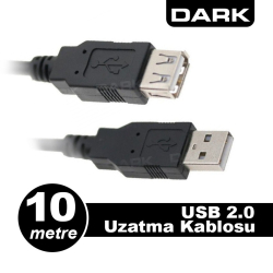 Dark 10 Metre Usb 2.0 Uzatma Kablosu [Dk-Cb-Usb2Extl1000]