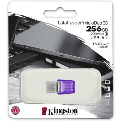 Kingston 256Gb Datatraveler Microduo Typc C Usb Bellek (Dtduo3Cg3/256Gb)