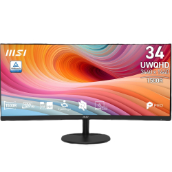 34&Quot; Msi Pro Mp341Cq E12 1Ms 120Hz 3440X1440 2Xhdmi Dp Va Curved Monit&Ouml;R