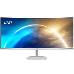 34&Quot; Msi Pro Mp341Cqw 4Ms 100Hz 3440X1440 Hdmi Va Beyaz Curved Monit&Ouml;R