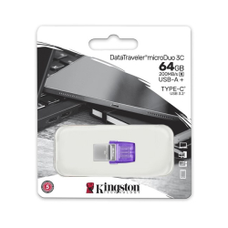 Kingston 64Gb Datatraveler Microduo Typc C Usb Bellek (Dtduo3Cg3/64Gb)