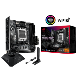 Asus Rog Strix X870-I Gaming Wifi Am5 Ddr5 8400(Oc) 2Xusb4 2Xm2 Hdmi Wifi7 Bt