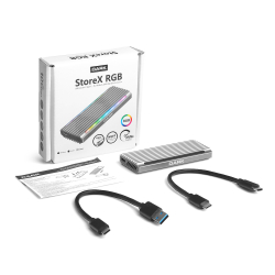 Dark Usb Type-C Gen2 - M2 Nvme Sata Ssd Disk Kutusu [Dk-Ac-Dsem5]