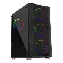 Frisby 650W 80+ 4X12Cm Dual Rgb Fan Mesh Atx Gaming Kasa [Fc-9405G] (Blk)