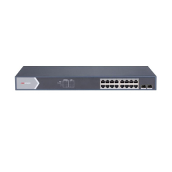 Hikvision Ds-3E0518P-E/M 16Port Gigabit + 2&Times;Sfp Poe Y&Ouml;Netilemez 125W Switch