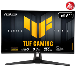 27&Quot; Asus Tuf Gaming Vg27Aq5A 0,3Ms 210Hz Ips Mm Dp Hdmi Usb Vesa Monit&Ouml;R