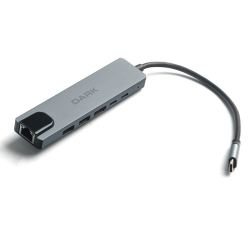 Dark Usb 3.2 Gen 1 Type-C To Ethernet/Hdmi/Usb 3.0/ Pd &Ccedil;Evirici[Dk-Ac-U31X47