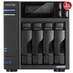 Asustor As6704T 4Xdisk (4X22Tb&#039;A Kadar) 4Gb Ddr4 2X2.5Gbe Nas Yedekleme &Uuml;Nitesi