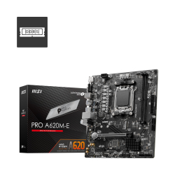 Msi Pro A620M-E Ddr5 Am5 6000(Oc) Hdmi Dp Usb 3.2 Matx