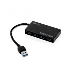 Dark Connect Master U341 4 Port Usb 3.0 Hub [Dk-Ac-Usb341](Blk)