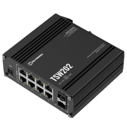 Teltonika Tsw202 8Port Gigabit 2Sfp L2/L3 End&Uuml;Striyel Y&Ouml;Netilebilir Poe 240W Swi