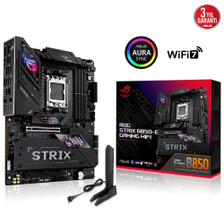 Asus Rog Strix B850-E Gaming Wifi Am5 Ddr5 8000(Oc) Usb 5Xm2 Hdmi Dp Wifi7 Atx