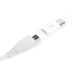 Dark Usb3.1 Typec Erkek - Micro Usb2.0 Dişi D&Ouml;N&Uuml;Şt&Uuml;R&Uuml;C&Uuml; Beyaz [Dk-Ac-U31Xmicrow]