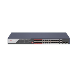 Hikvision Ds-3E0326P-E(C) 24Port 10/100 Y&Ouml;Netilemez Poe 370W Switch