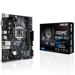 Asus Prime H310M-F R2.0 Lga1151P8 Ddr4 Ses+Glan Vga Matx