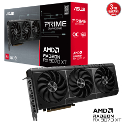 Asus 16Gb Prime-Rx9070Xt-O16G Amd Gddr6 256Bit 3Xdp Hdm