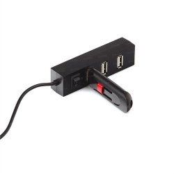 Dark 4 Port Usb2.0 Hub (Dk-Ac-Usb241)(Blk)