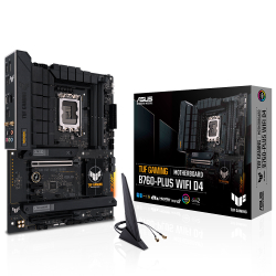 Asus Tuf Gaming B760-Plus Wifi D4 1700P 5333(Oc) Hdmi Dp M.2  W6E Bt 128Gb Matx